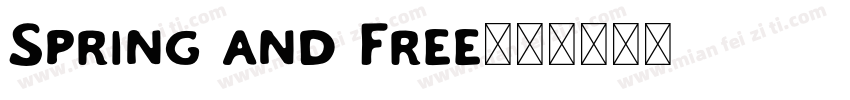 Spring and Free字体转换